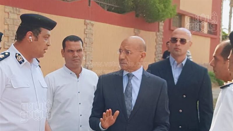 مدير أمن بورسعيد يتفقد لجان الثانوية العامة للاطمئنان على الحالة الأمنية (صور)