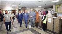رئيس جامعة المنيا يتفقد مستشفى الكبد والجهاز الهضمي ويعلن بدء تشغيل وحدة الزراعة