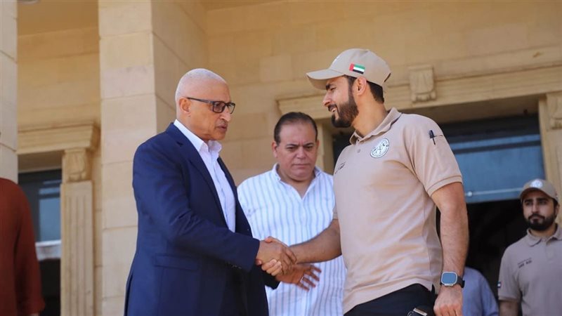 محافظ شمال سيناء يستقبل وفدا إماراتيا من عملية “الفارس الشهم 3”