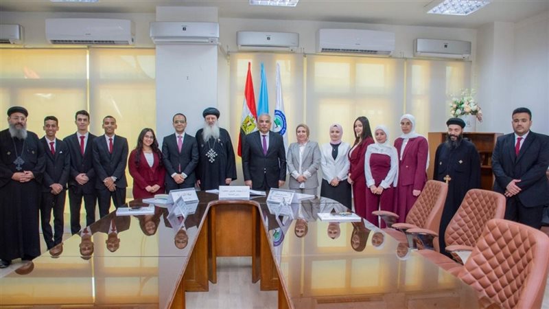 رئيس جامعة طنطا والأنبا بولا يشهدان إطلاق تطبيق “الفلك” الداعم لأبطال متلازمة داون (صور)