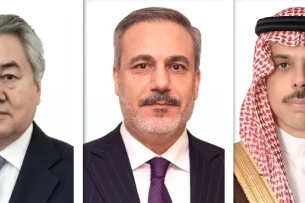 وزير الخارجية السعودي يبحث المستجدات مع نظيريه التركي والقرغيزي
