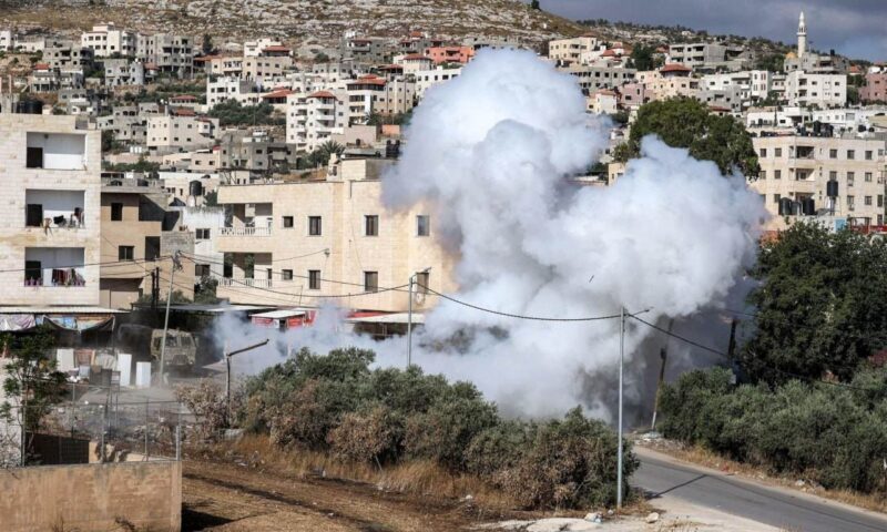 إصابة ضابط وجندي من الاحتلال بانفجار عبوة ناسفة قرب جنين