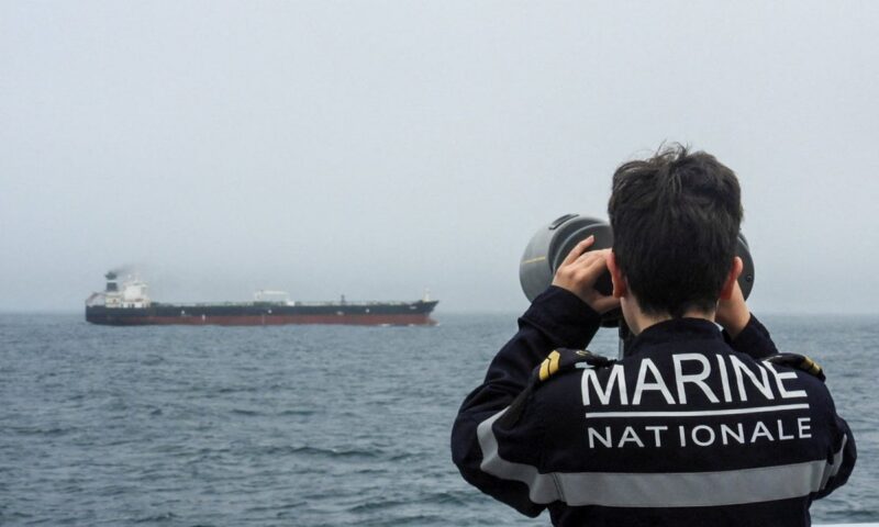 UK and France intercept suspected Russian oil tanker in Atlantic, Macron says