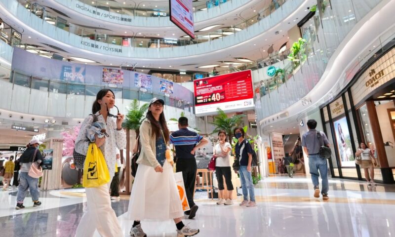 Hong Kong retail sales rise 8.6% in April on back of higher visitor arrivals