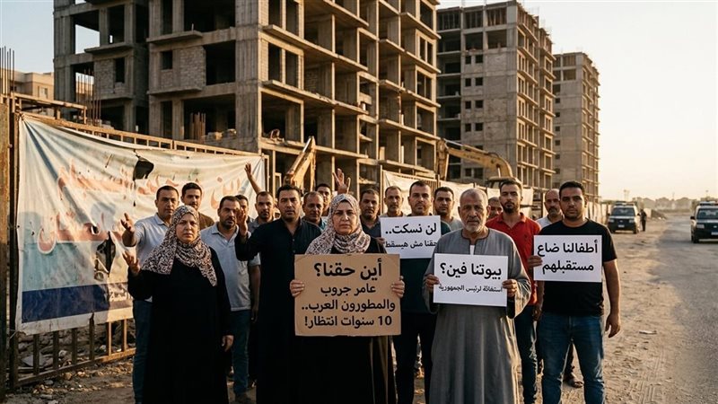 آلاف الأسر المصرية تواجه المجهول بين وعود “عامر جروب” ومماطلة “المطورون العرب”