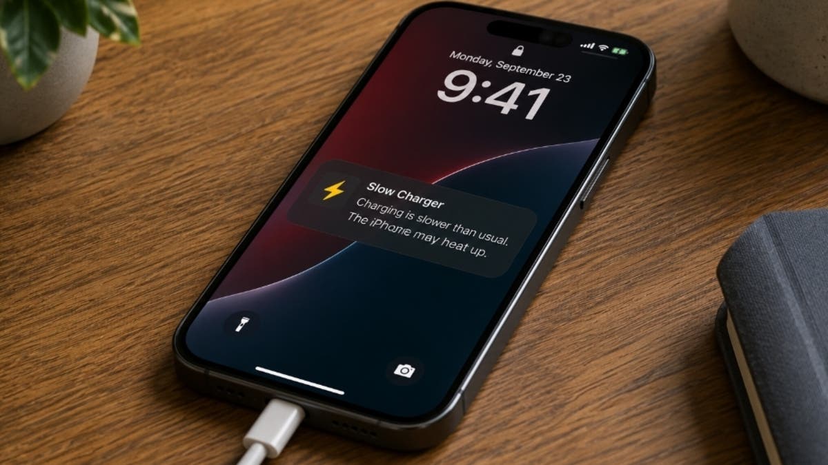 ماذا تعني رسالة Slow Charger التي قد تظهر عند شحن هاتف آيفون؟
