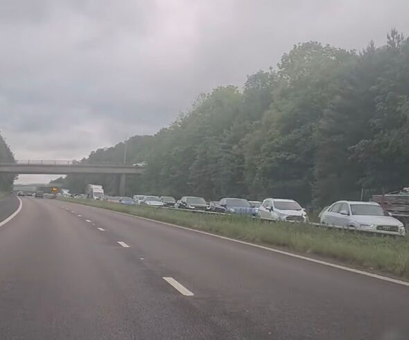 M66 traffic LIVE: Chaos on major motorway as horror lorry crash sparks 6-mile delays