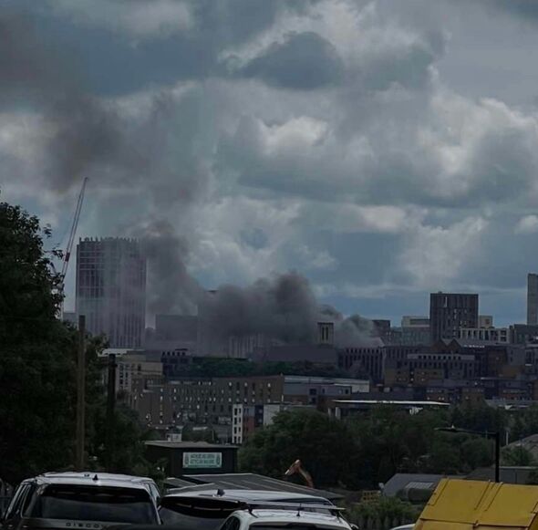 Sheffield fire LIVE: Blaze erupts in city centre as thick smoke seen for miles