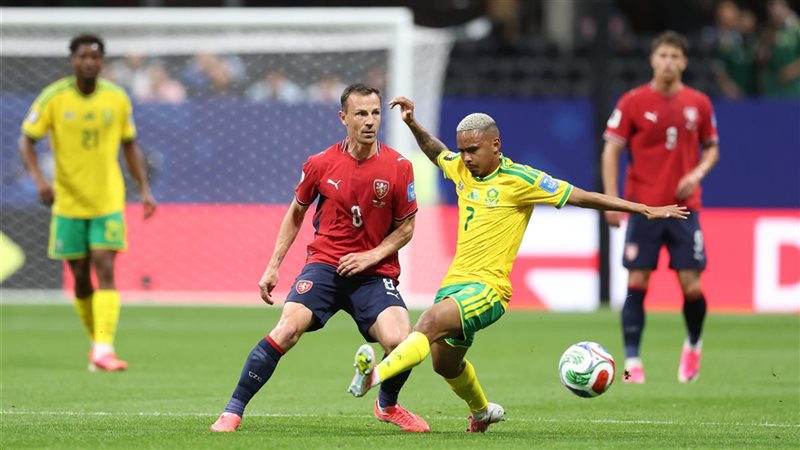 كأس العالم 2026، موكوينا يحرز هدف تعادل جنوب أفريقيا بشباك التشيك