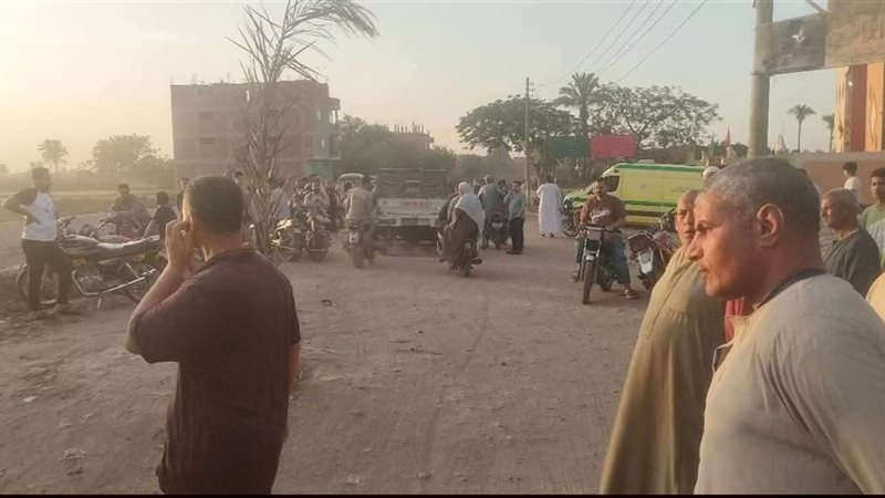 مصرع سائق في حادث تصادم بالمنيا