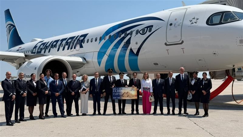 مصر للطيران تُسيّر أولى رحلاتها المباشرة إلى فينيسيا الإيطالية