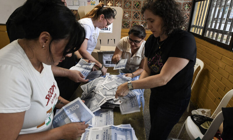 Colombia’s Petro sows doubt about election as favored successor heads to runoff against pro-Trump rival