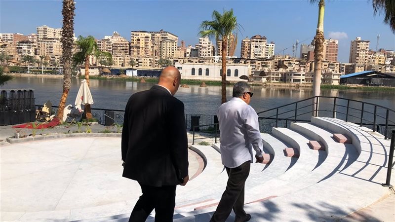 محافظ الدقهلية يتفقد تطوير مكتبة مصر العامة استعدادا للمهرجان القومي للمسرح