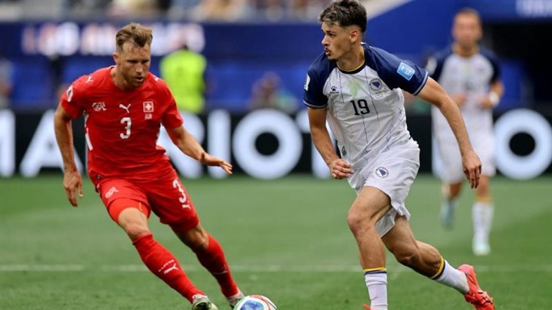 رجل مباراة سويسرا ضد البوسنة والهرسك في كأس العالم