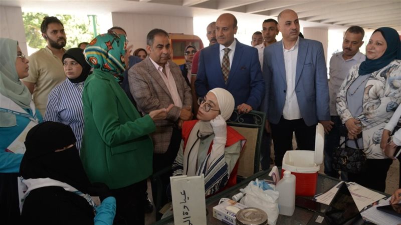 محافظ أسيوط يشهد انطلاق الحملة القومية للتبرع بالدم ويدعو المواطنين للمشاركة