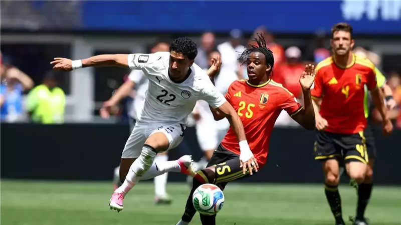 المزعج، تقييم وأرقام رائعة لـ عمر مرموش ضد بلجيكا في كأس العالم 2026 (فيديو)