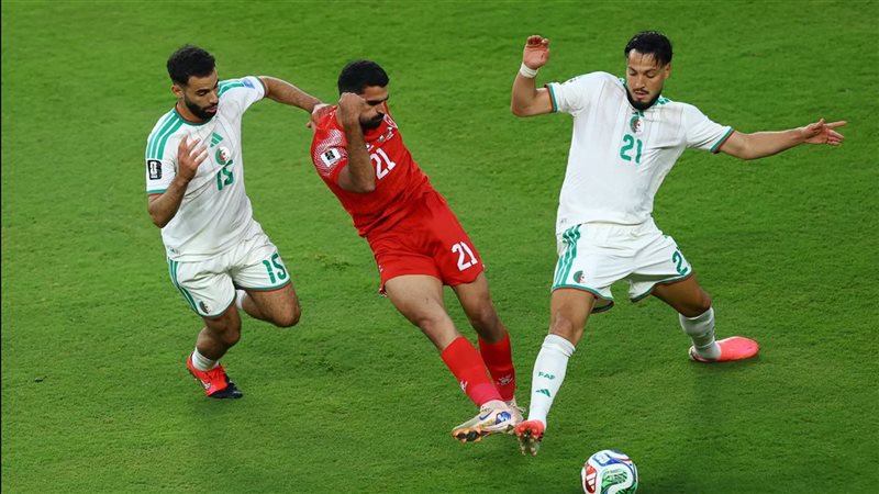 أمين جويري يسجل الهدف الثاني للجزائر في شباك الأردن بكأس العالم 2026