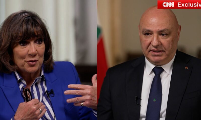 “هل ما بيدك حيلة؟”.. مذيعة CNN تسأل الرئيس اللبناني من القصر على وقع القصف الإسرائيلي