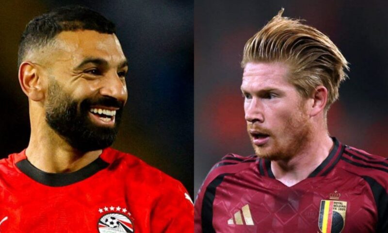 تصريح “لافت” من دي بروين عن محمد صلاح قبل مباراة بلجيكا ومصر
