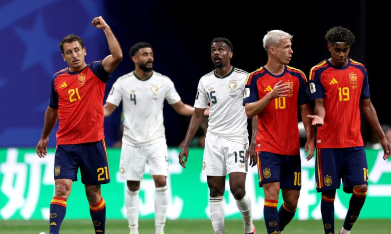 المونديال.. خسارة ثقيلة للمنتخب السعودي أمام الماتادور الإسباني