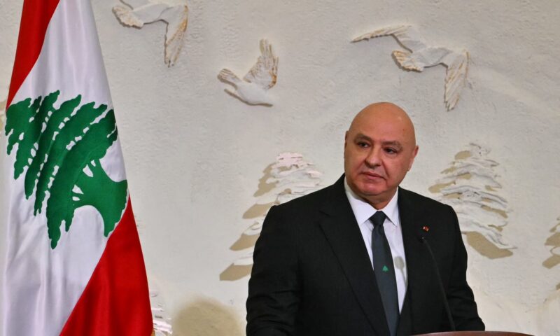 جوزاف عون: “لن نقبل إلا بزوال الاحتلال الإسرائيلي عن جنوب لبنان”