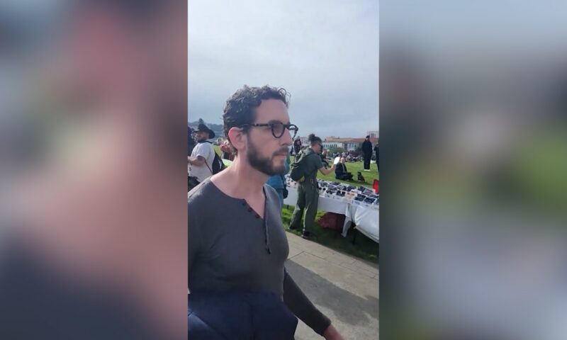 نائب يهودي يرد على مقطع فيديو يُظهر مواجهة متظاهرين له بشأن مواقفه من غزة
