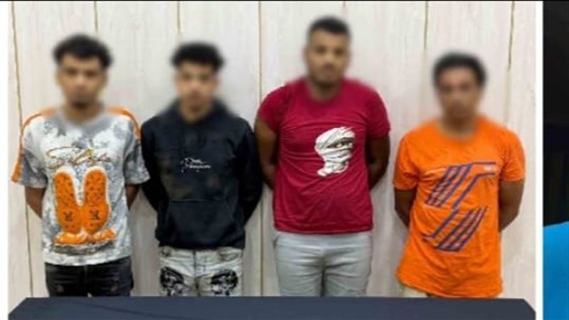 ضبط 4 متهمين باقتحام مسكن في المعصرة عقب انتحال صفة رجال شرطة