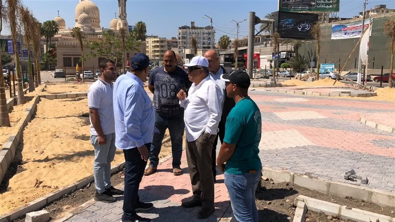 محافظ الدقهلية يتفقد أعمال تطوير حديقة كوكب الشرق بالمنصورة