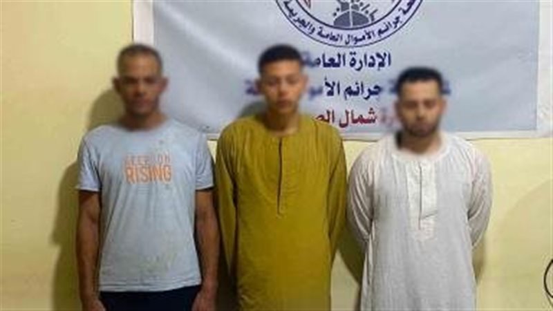 سقوط عصابة موظفي البنوك المزيفة للنصب على المواطنين بالمنيا