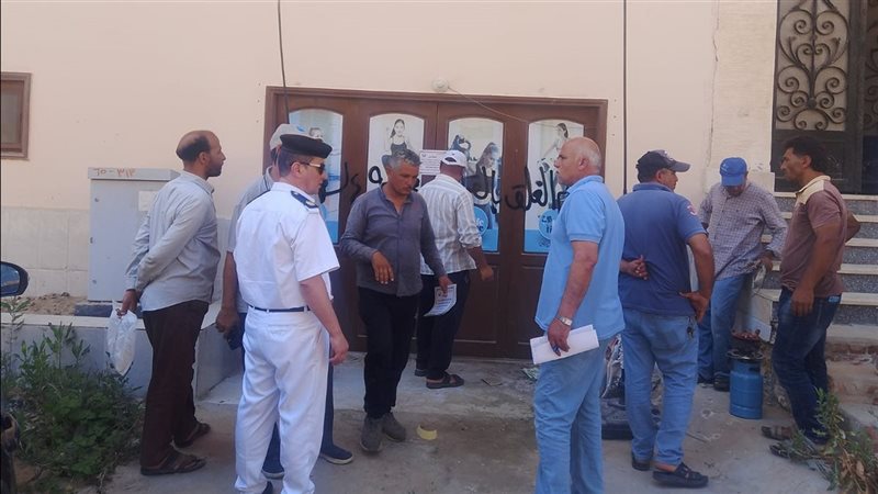 حملة مكبرة لغلق وتشميع البدرومات والجراجات المخالفة بدمياط الجديدة