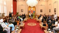 البابا تواضروس يبحث تعزيز التعاون الثقافي مع وفد روسي بالقاهرة
