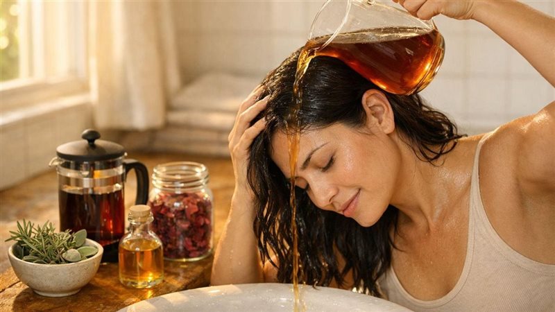 جمال شعرك من بقايا القهوة وأكياس الشاي المستعملة