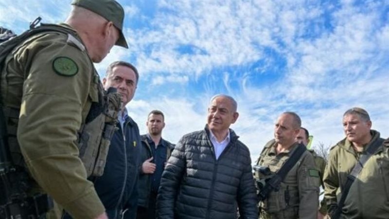 كاتس ونتنياهو يجريان جولة ميدانية في جنوب لبنان
