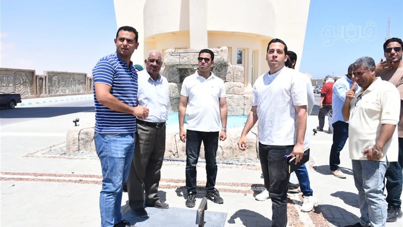 نائب محافظ مطروح يتابع مشروعات تطوير البنية التحتية