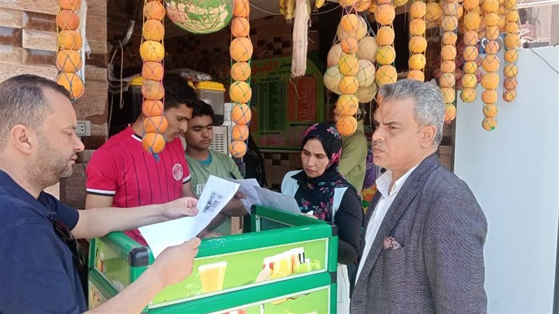ضبط 3 عبوات أكسيد تيتانيوم في عصارات قصب بالدقهلية