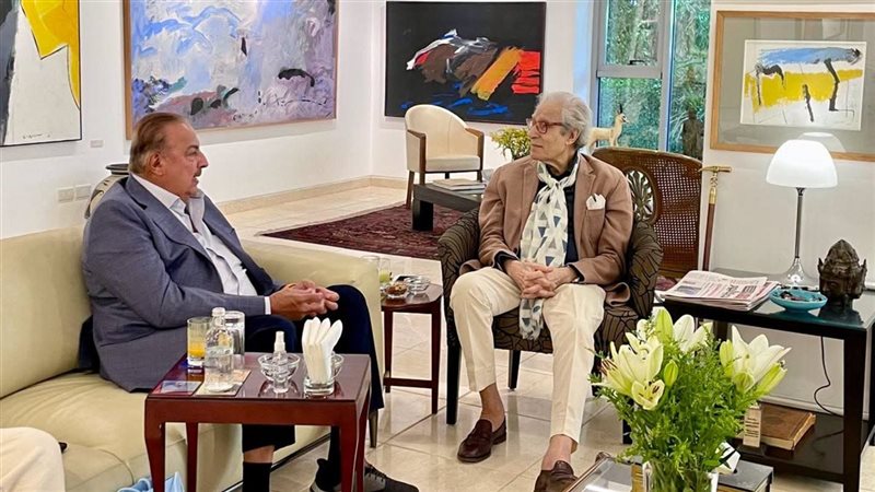 رئيس المجلس الوطني للفنون بمملكة البحرين يزور متحف فاروق حسني بالزمالك