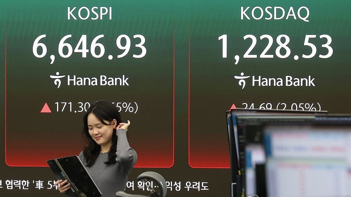 مؤشر كوسبي الكوري الجنوبي يهوى 8% والبورصة توقف التداول بعد تفعيل آليات الحماية