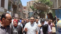محافظ القليوبية يقود حملة لإزالة سوق بهتيم العشوائي وبدء التطوير فورًا