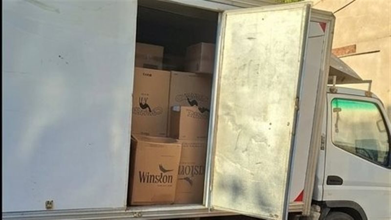 التحفظ علي 36 ألف علبة سجائر و700 عبوة معسل مجهولة المصدر بالفيوم