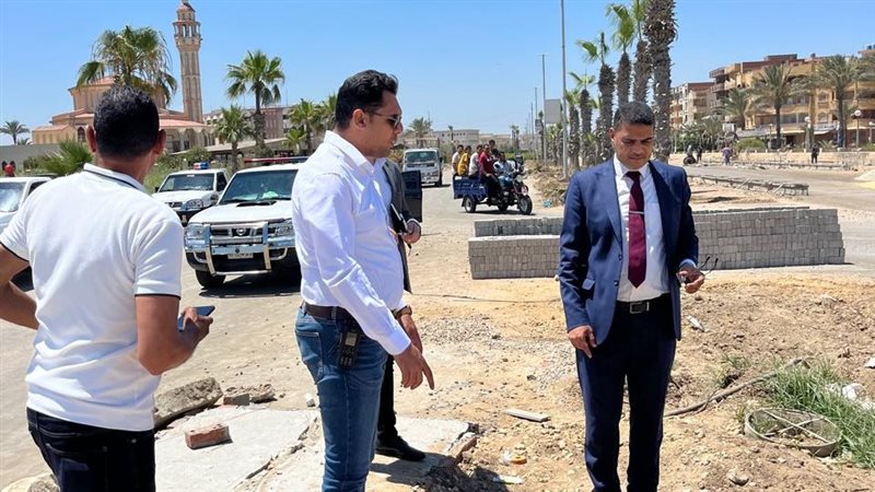 نائب محافظ الدقهلية يتابع أعمال التطوير والتجميل بمدينة جمصة