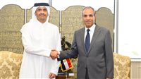 وزير الخارجية يستقبل رئيس مجلس الوزراء وزير خارجية قطر لبحث العلاقات الثنائية والتطورات الإقليمية