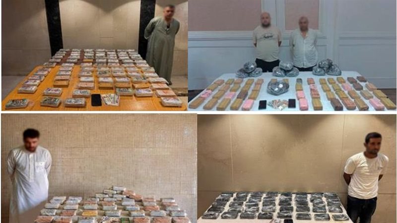 مصرع عنصرين شديدي الخطورة وضبط مخدرات بـ 140 مليون جنيه في أسوان