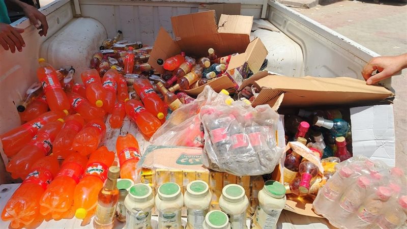 تموين الفيوم تتحفظ على لبن بودرة مجهول المصدر ومواد عطارة فاسدة