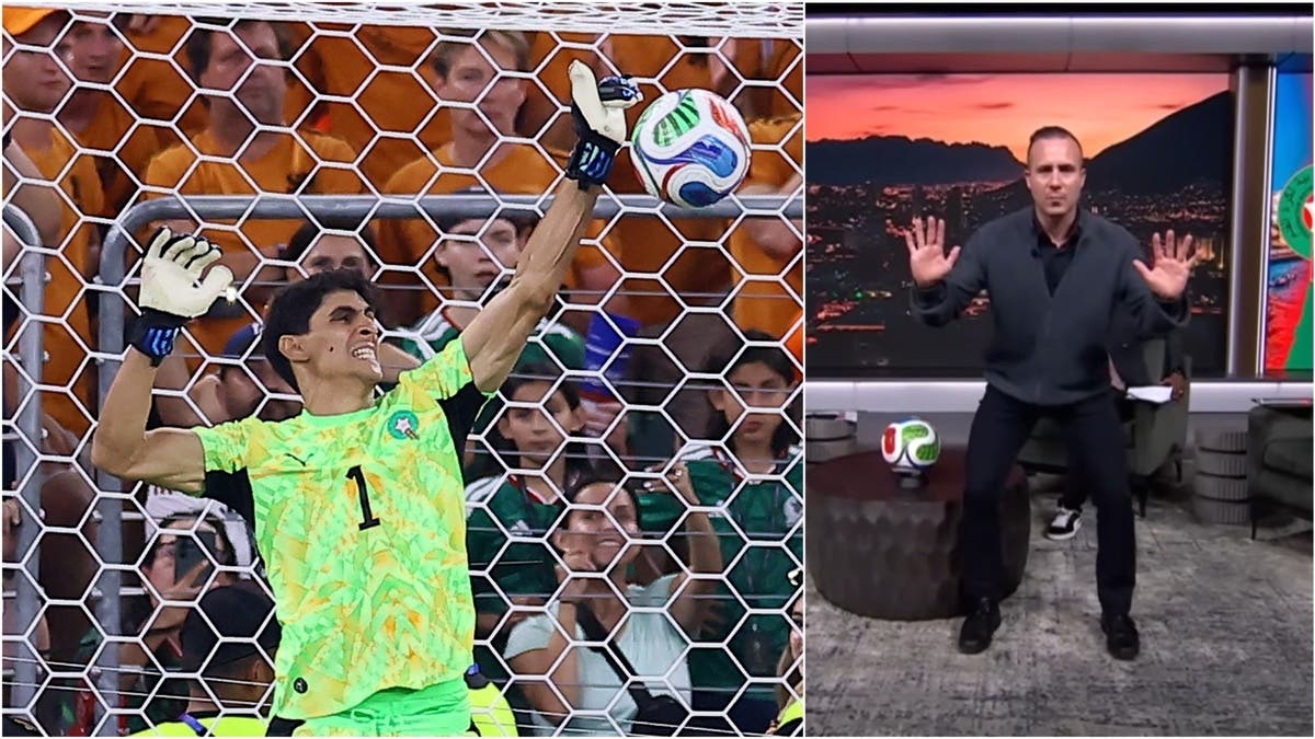 فيديو.. مذيع أميركي يقلد تصديات بونو أمام هولندا على الهواء