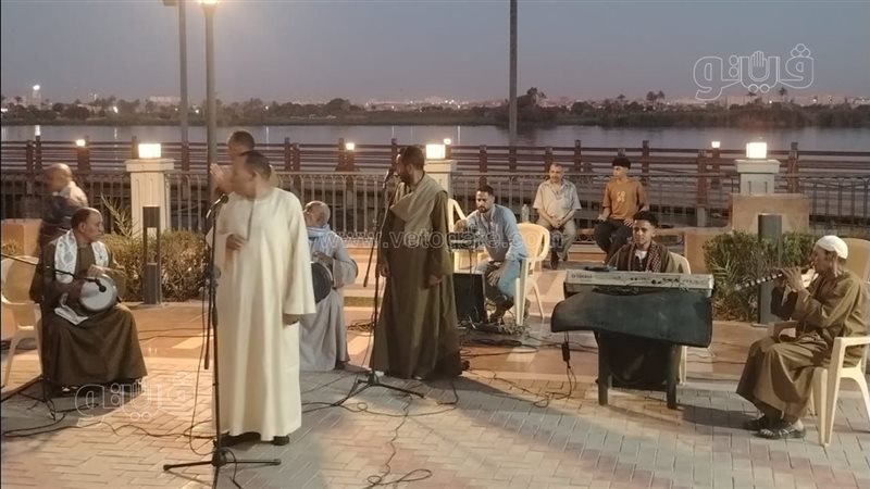 «شارع الفن» يضيء كورنيش بني سويف بعروض موسيقية وتراثية مبهرة