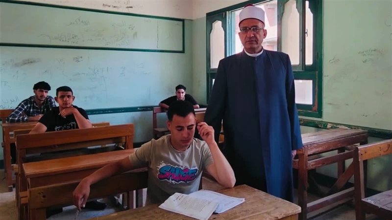 انتظام امتحانات الثانوية الأزهرية بكفر الشيخ