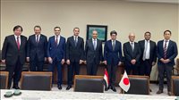 وزير الخارجية يلتقي محافظ البنك الياباني للتعاون الدولي