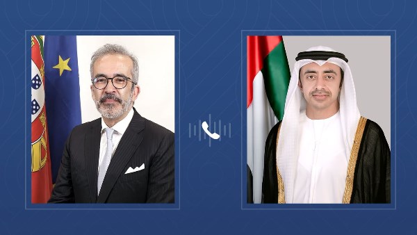 وزيرا خارجية الإمارات و البرتغال يبحثان تداعيات الأعتداءات الإيرانية والتطورات الإقليمية الأخيرة