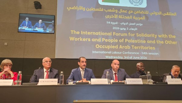 وزير العمل من جنيف: فلسطين قضية كل من يؤمن بالحرية والعدالة