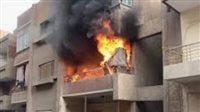 حريق هائل يلتهم شقة سكنية ومصرع سيدة بدار السلام